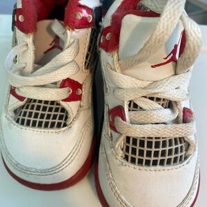 Nike Air Jordan 4 Retro Alternate 89 Red White 308500-162 TD Toddler Boy Size 4C